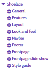 Shoelace theme settings